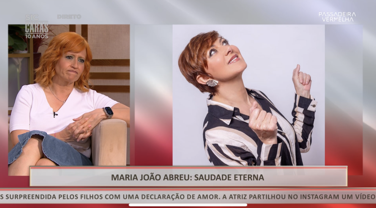 Joana Latino emociona-se em direto ao falar de Maria João Abreu: &#8220;Era mesmo muito especial&#8230;&#8221;