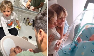 Sofia Arruda mostra rotina da filha bebé: &#8220;O meu marido é o mestre do banho&#8230;&#8221;