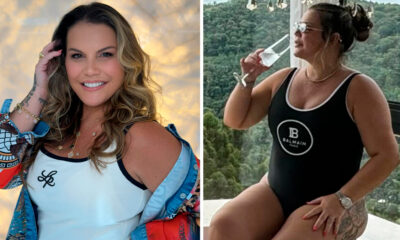 Katia Aveiro mostra &#8220;antes e depois&#8221; da (drástica) perda de peso: &#8220;Escutei uma frase do meu irmão&#8230;&#8221;