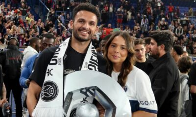 Gonçalo Ramos celebra conquista em Paris com a namorada: &#8220;Campeões&#8230;&#8221;