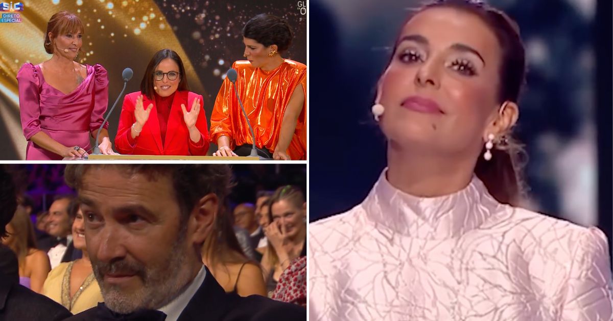 Catarina Furtado e João Reis alvo de &#8216;piada&#8217; nos Globos de Ouro: &#8220;Isto é simples&#8230;&#8221;