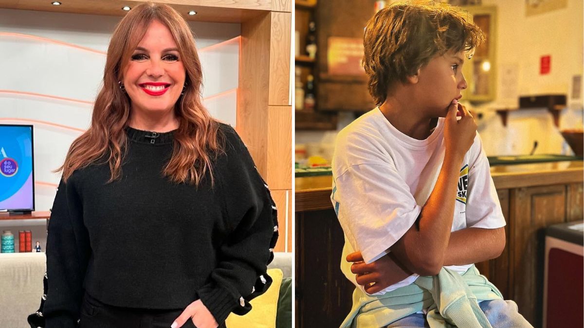 “Quase do meu tamanho”. Tânia Ribas de Oliveira revela foto com o filho nos bastidores da RTP1